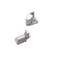 Global Door Controls Pitco Style 3/4 in. Right Hand Offset Door Pivot Hinge Set for Adams Rite Type Storefront Door in Aluminum TH1114KM-RH-AL - alternate 2